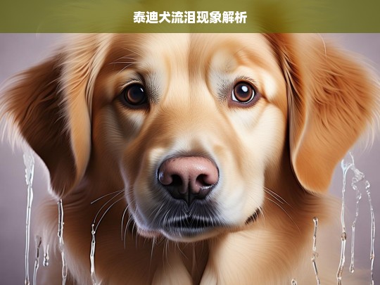 泰迪犬流泪现象解析