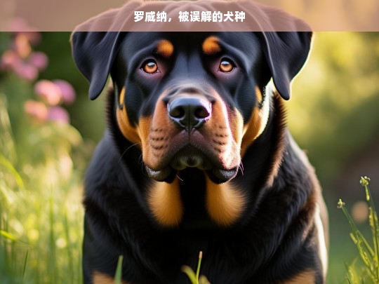 罗威纳，被误解的犬种