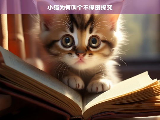 小猫为何叫个不停的探究