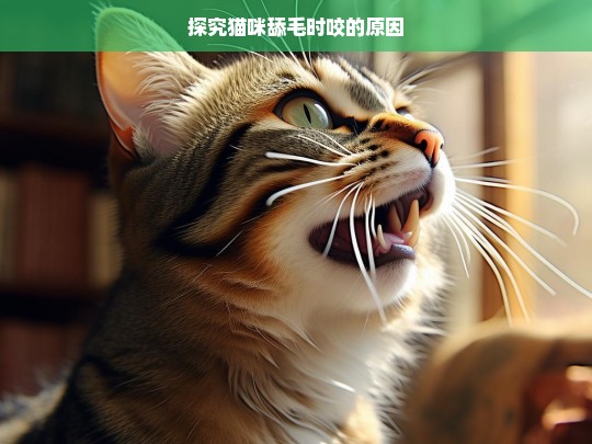 探究猫咪舔毛时咬的原因