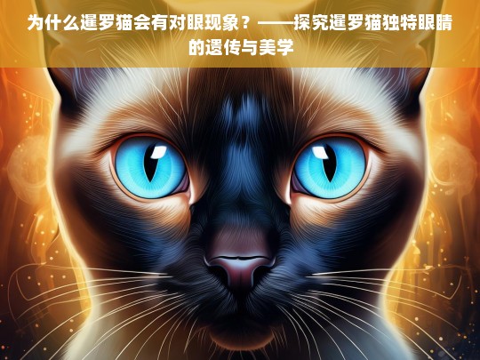 为什么暹罗猫会有对眼现象？——探究暹罗猫独特眼睛的遗传与美学